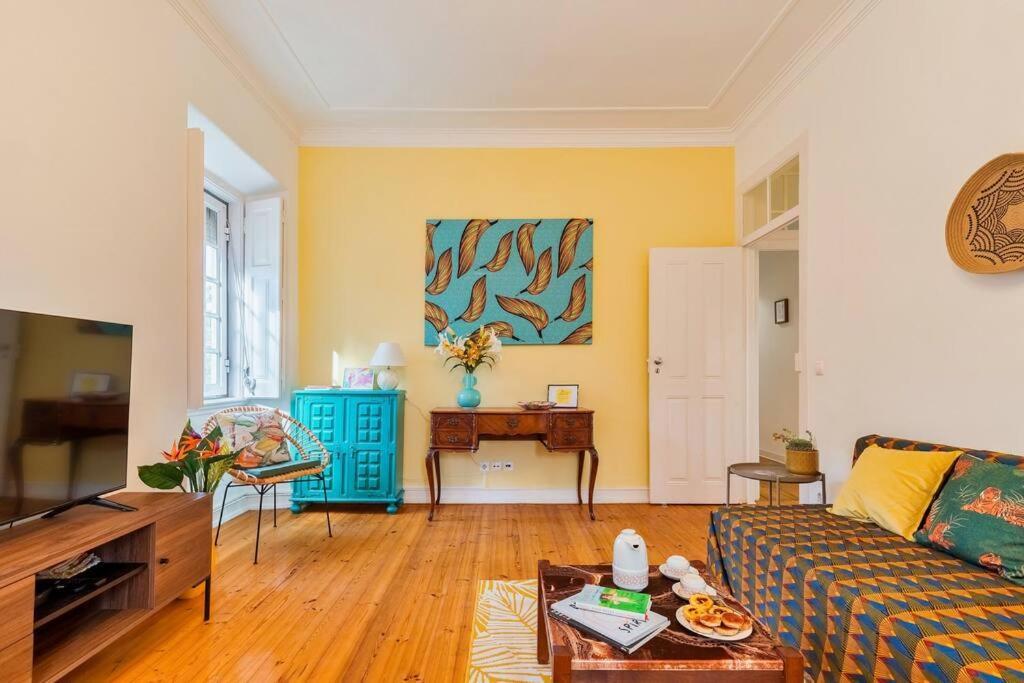 A Casa Amarela De Sintra Lägenhet Exteriör bild